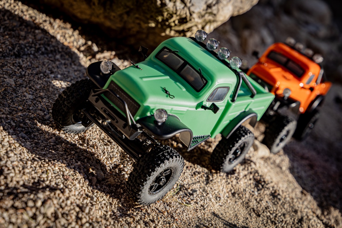 Automodel Absima Scara 1:18 EVO Crawler "Power Wagon V2" - 2 Viteze - Verde RTR